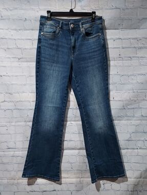 J. Jill Denim Size 10 High Rise Flare Bootcut Southwestern Rodeo Coastal Cowgirl